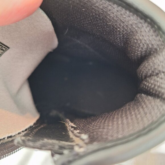 Dr. Martens 1460 Y Combat Boots Unisex Kids White Side Zip Size M5/6L - Picture 11 of 13